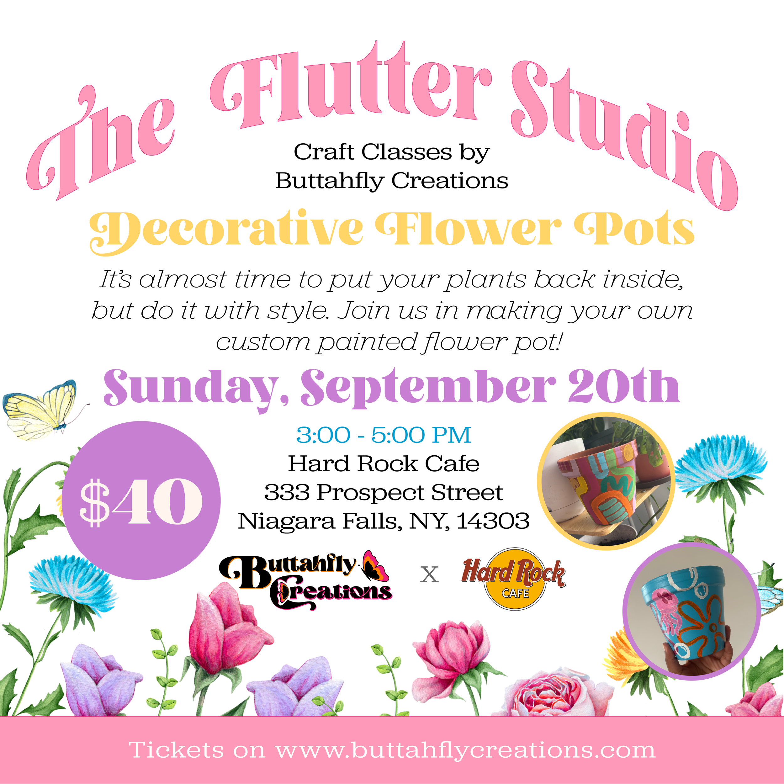 The Flutter Studio: Decorative Flower Pots