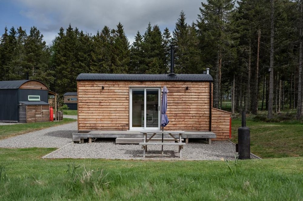 Glamping Scotland Cairngorms shepherds huts exterior.jpg