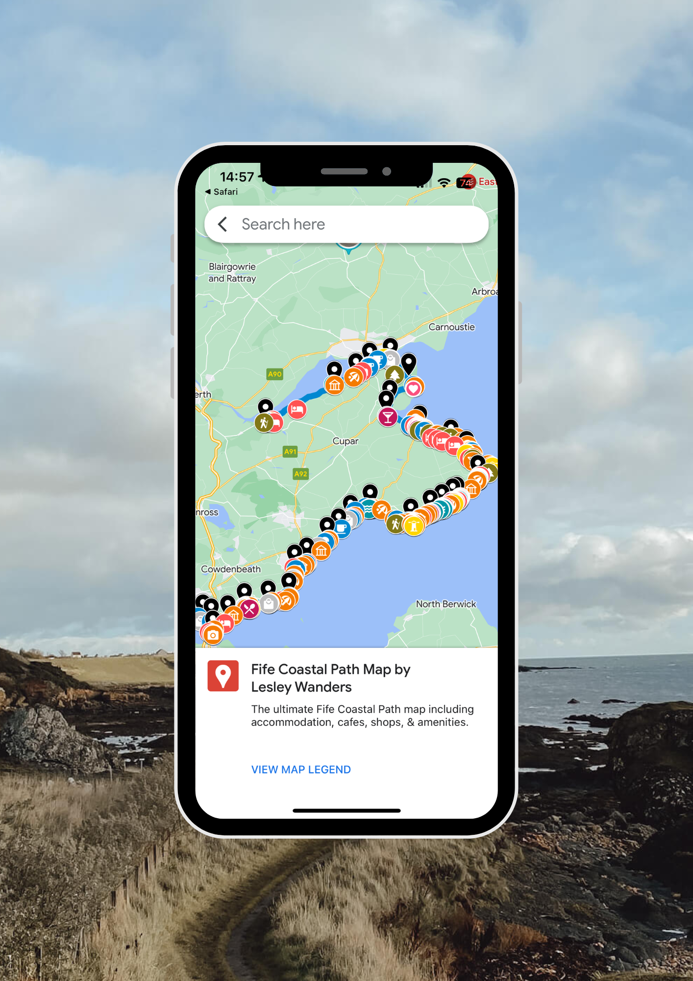 The Fife Coastal Path Made Easy | Trail Essentials Map