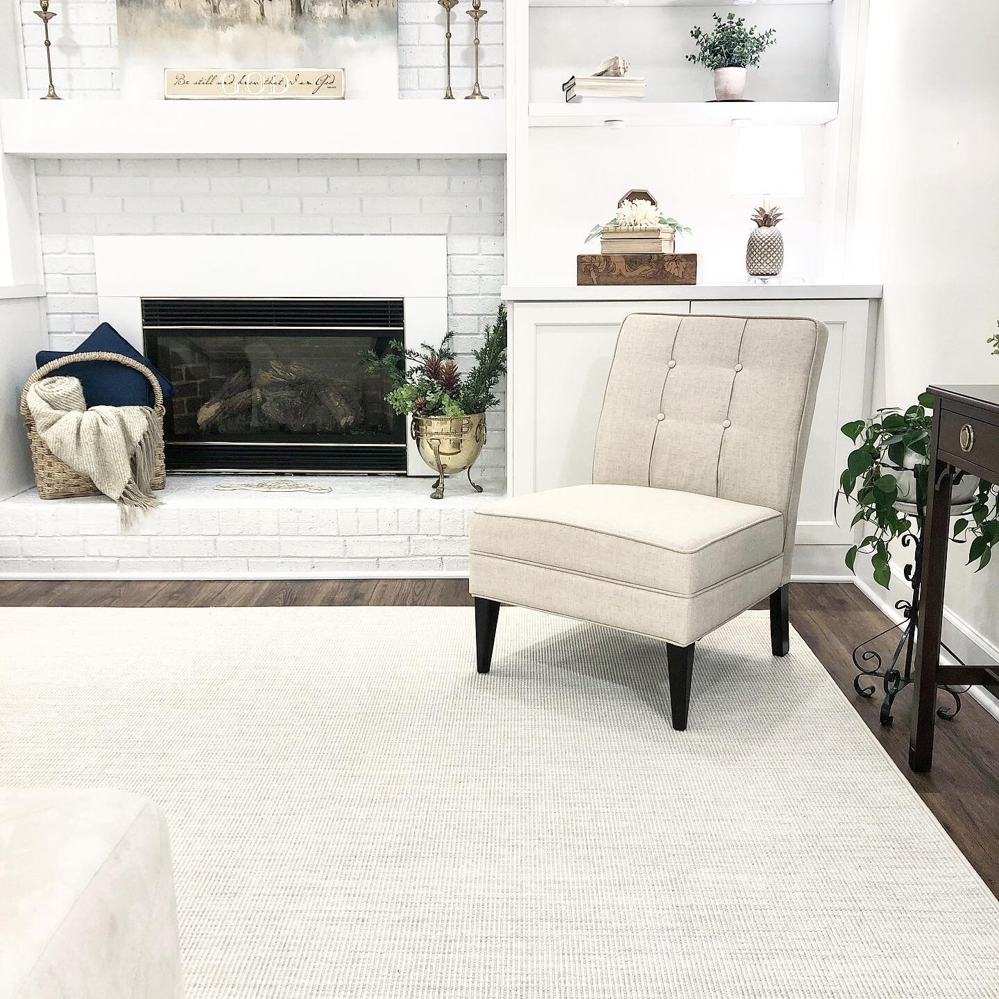 Rug delivered today for the family room! It really makes the area a more cozy place to be! 
Sourcing and making selections take time mixed with thought processing details in order for things to turn out right.
If you are a DIYer, Dwell Style Interior