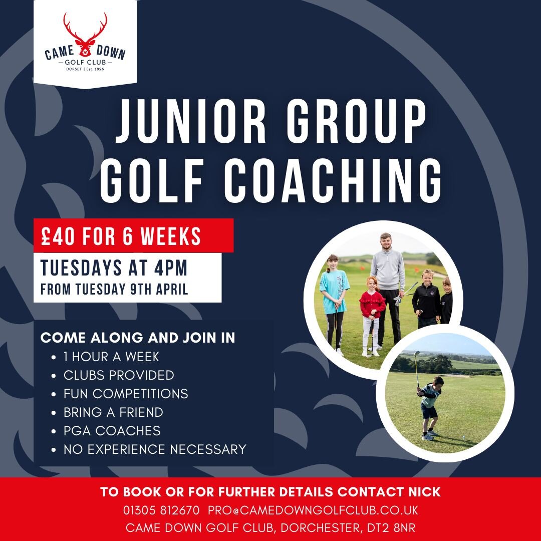 While the kids enjoy our upcoming Junior Group Coaching, there's plenty for parents to do too! Relax in the clubhouse with Free WiFi and Sky TV, enjoy a complimentary hot drink while soaking in the stunning views and watch the children take part in o