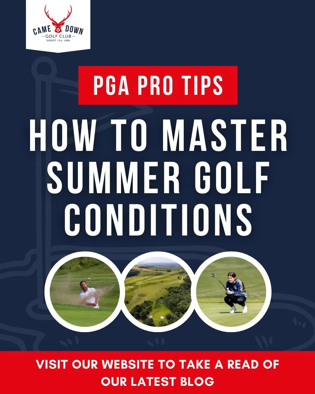 ⛳ PGA Pro Tips for Summer Golf at Came Down ⛳ The sun&rsquo;s out, the course is firm and fast and the views over Dorset are absolutely stunning but summer golf brings its own challenges! Our latest blog is packed with expert tips from our PGA pros t