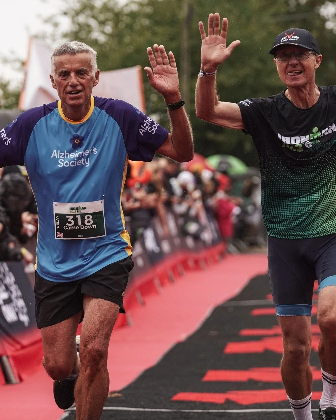 Huge congratulations to Robert Mowbray and Rupert Rees, who completed their legs of the Weymouth IronMan competition. Not only that, they did so proudly bearing the Came Down Golf Club name!

If you haven't already done so, you can still donate to th