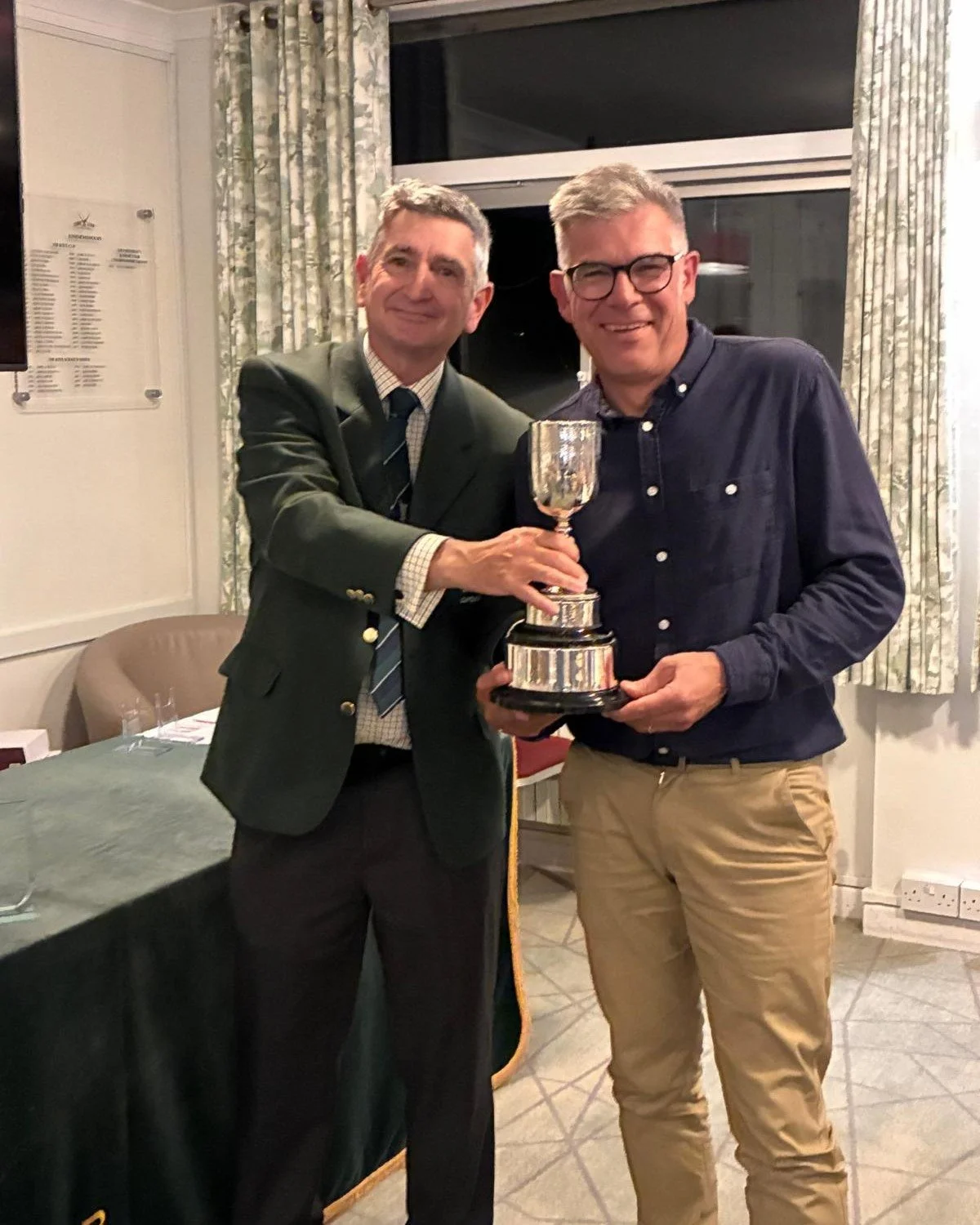 ⛳️ Came Down Men's Masters 2025 ⛳️ In what felt like hurricane conditions, 53 winners of Medal, Stableford, and Knockout competitions braved the elements to compete. A few bursts of rain made things even more testing, but spirits stayed high!

Dave F