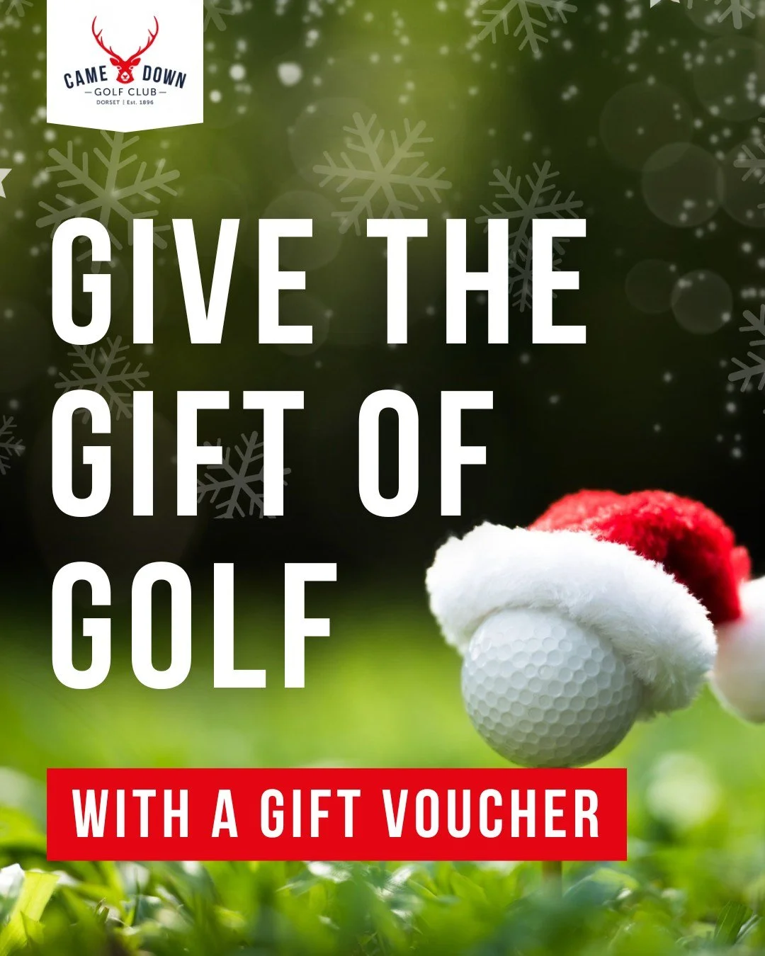 ⛳ Give the Gift of Golf This Christmas ⛳ Looking for a thoughtful gift for the golf lover in your life? Our Came Down Golf Club Gift Vouchers make the perfect Christmas present 🎁

Choose from:
🎁 Round of golf for 2
🎁 Round of golf for 2 with lunch
