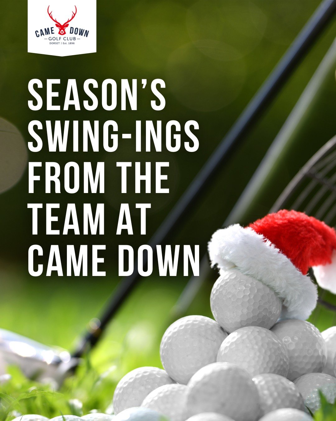 🎄 Season&rsquo;s Swing-ings from the team at Came Down 🎄 Wishing you a wonderful Christmas and a New Year packed with great rounds, perfect putts and plenty of reasons to smile on the course.