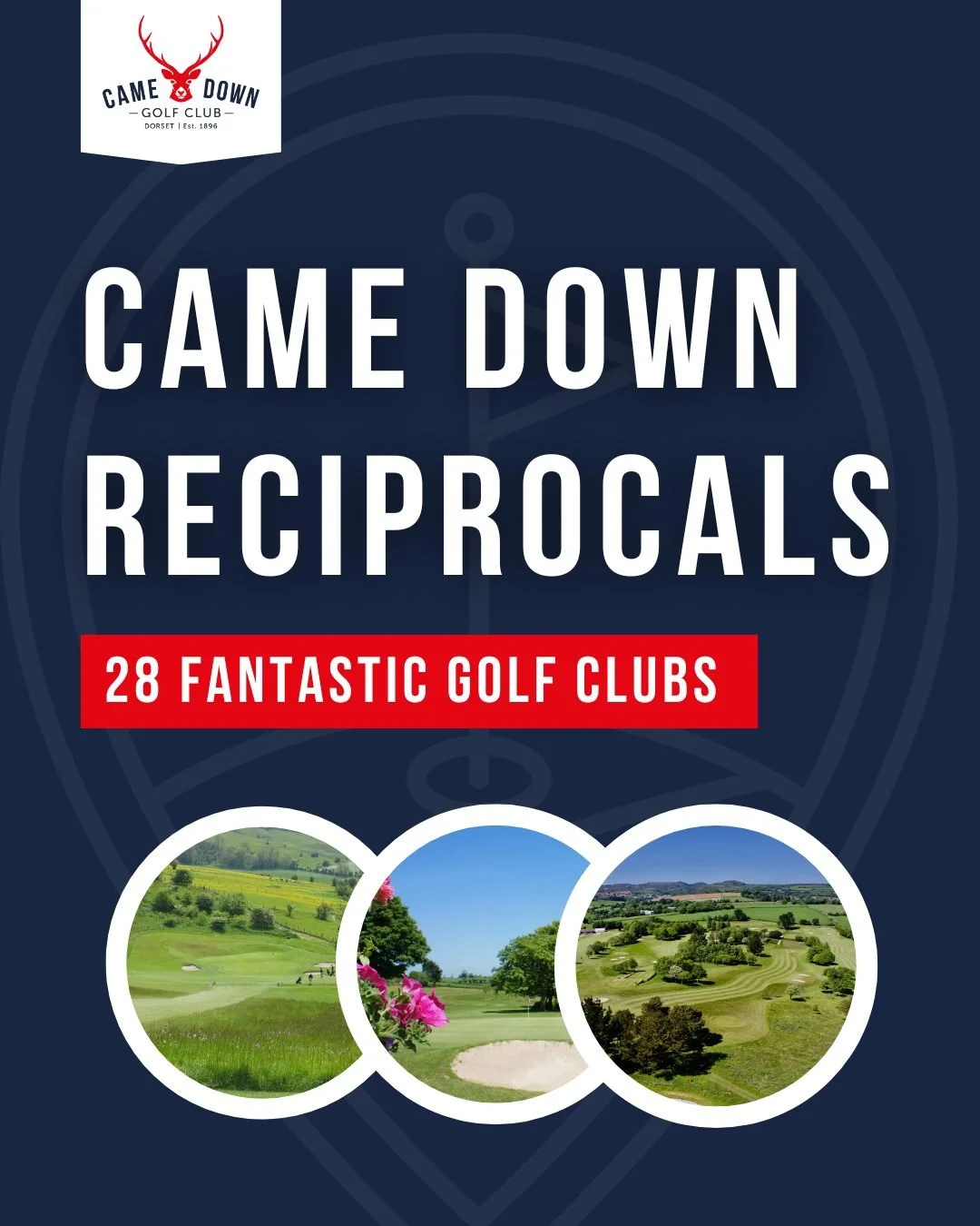⛳ Reciprocal Golf for Came Down Members ⛳ Reciprocal golf is a fantastic member benefit, giving you the opportunity to experience a variety of other courses - many completely free of charge.

Our reciprocal partner clubs generally accept bookings up 