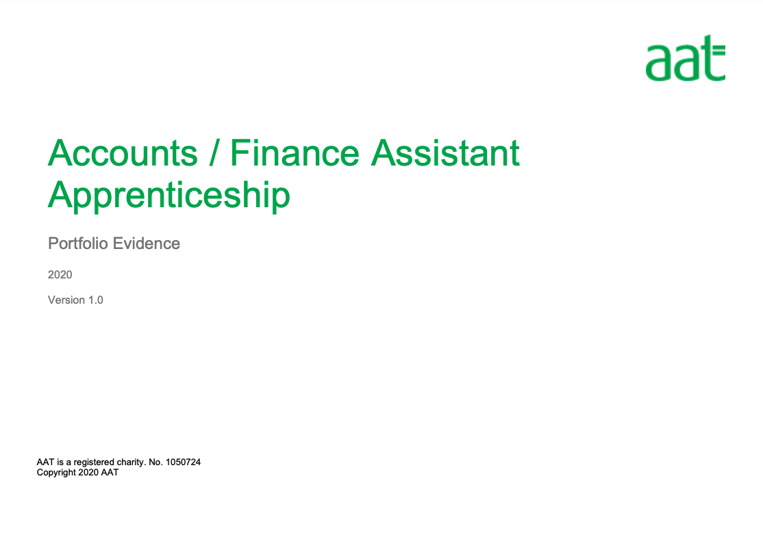 Level 2 Portfolio Evidence Template