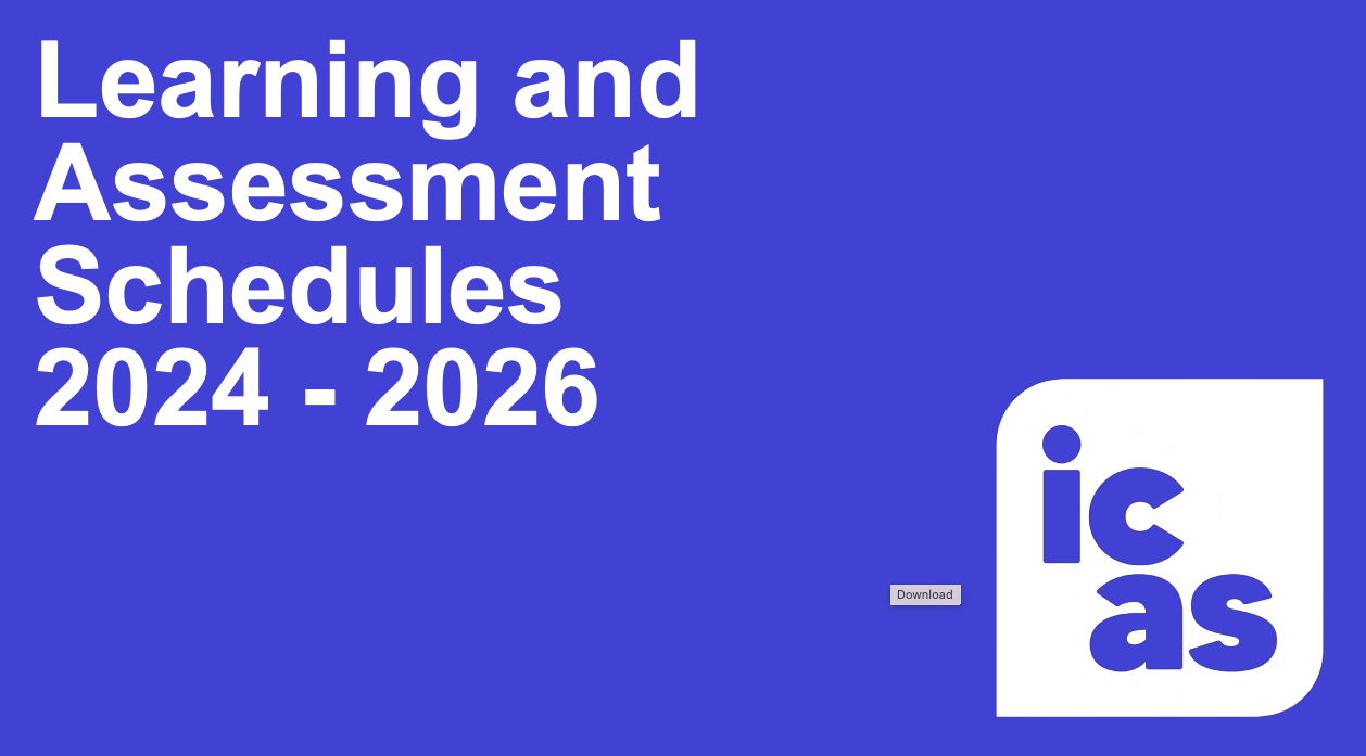 Learning and Assessment Schedules 2024-26
