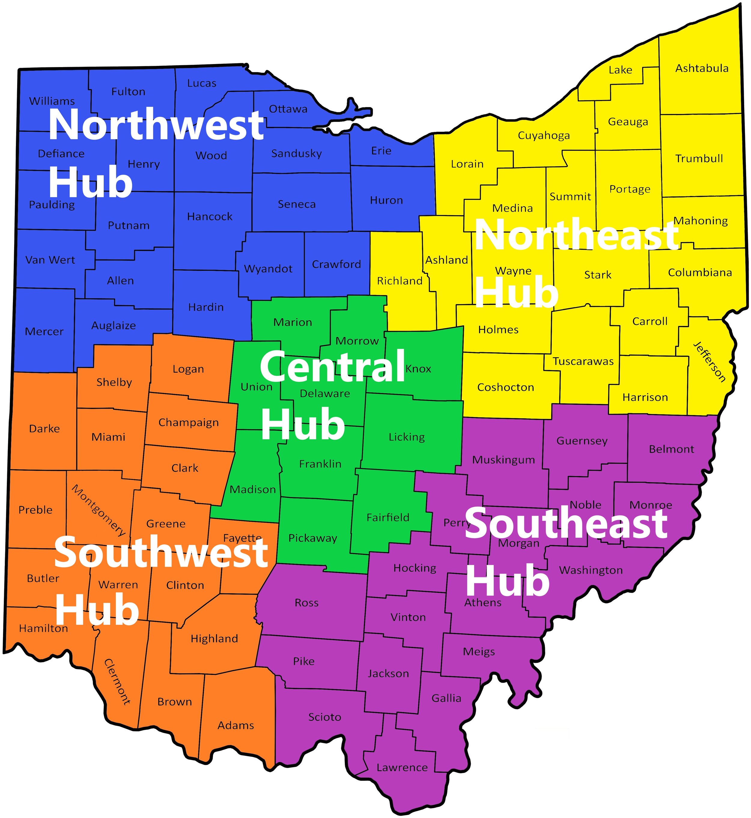 Regional Hubs | Join Local Hubs — Ohio Afterschool Network
