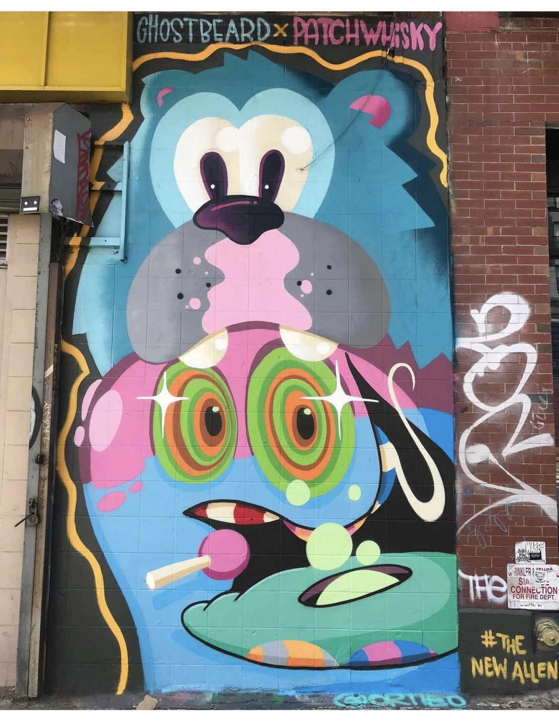 Blue Bear Head Dress / New Allen Project / Manhattan, NY 2019