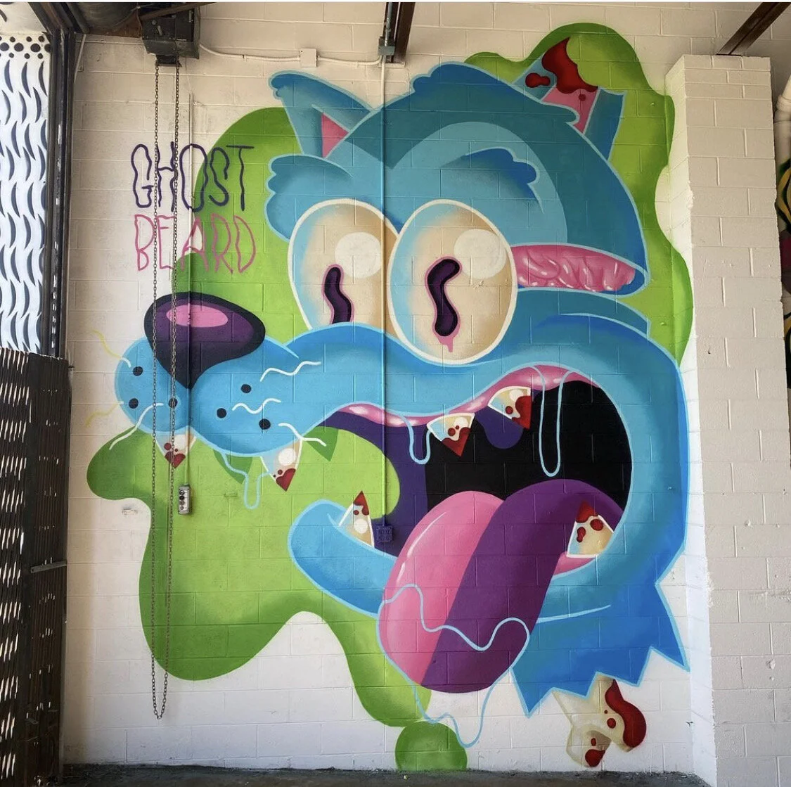 Blueberry Wolf Head / Art Park / Detroit, MI 2020