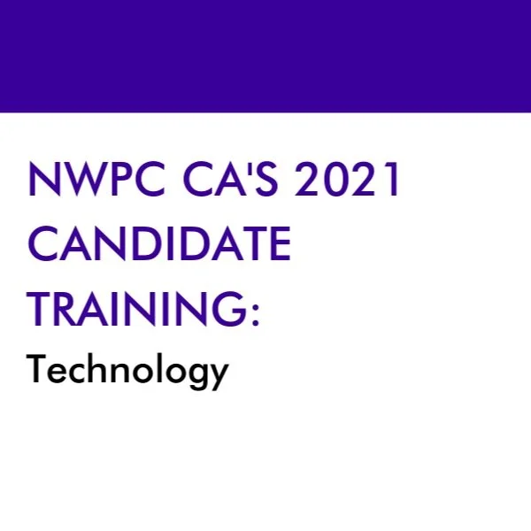 NWPC CA’s 2021 Candidate Training