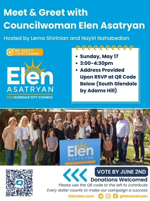 Meet & Greet with Councilwoman Elen Asatryan