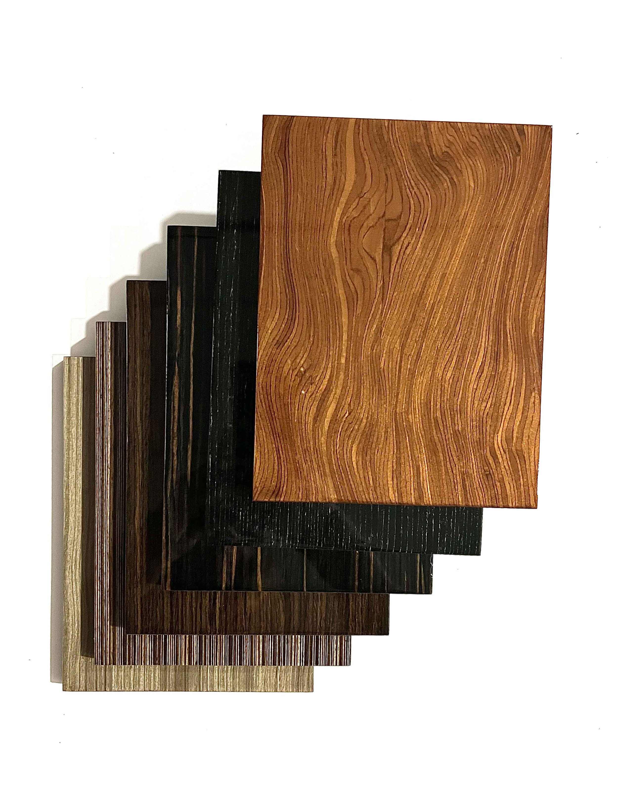 How many types of wood veneer are there? 