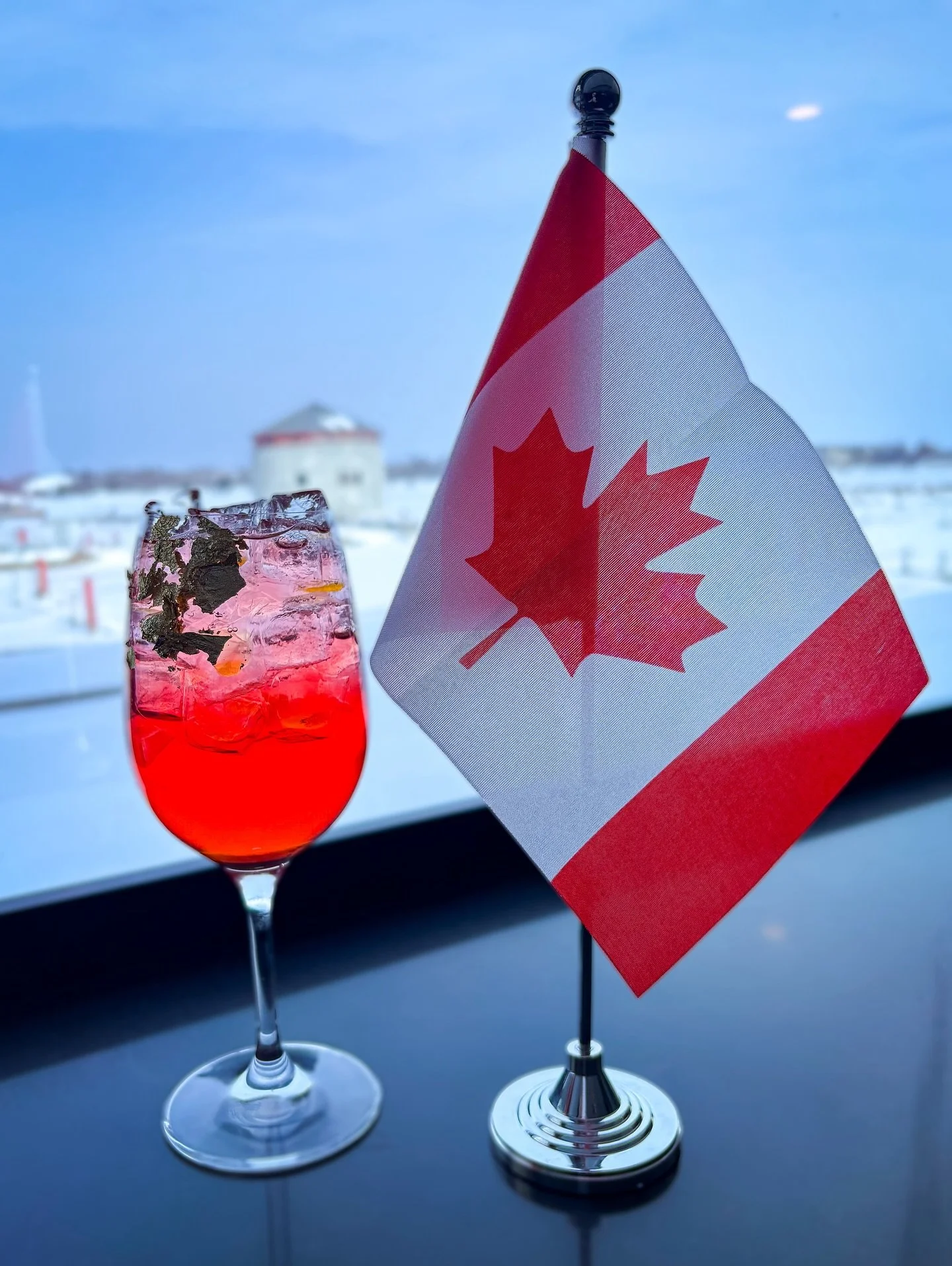 Going for gold🇨🇦✨
Watch the games from the bar or lounge and meet the GOLD RUSH &mdash; boulard calvados, maple syrup, cranberry, apple, Prosecco, gold flakes

Cheer loudly! Drink accordingly!