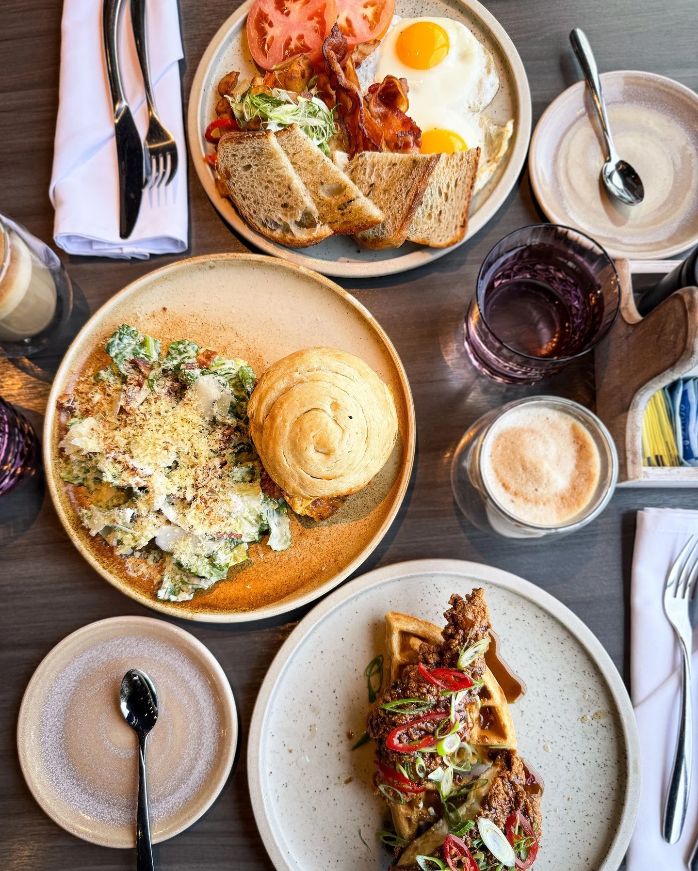 A slow start, a strong coffee, something indulgent on the table. No rush☕️🍳🥂 Brunch is on from 10:30am-2pm every Saturday &amp; Sunday.