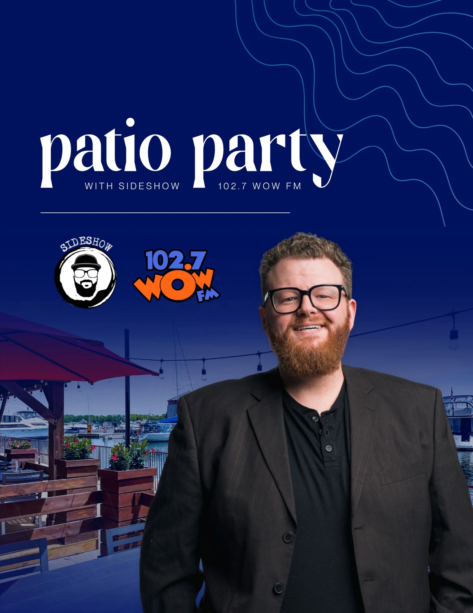 Friday&rsquo;s are looking pretty good from here 👀🍾

@therealsideshow from 102.7 WOW FM is pulling up to The Patio every Friday from 3pm-6pm, Aug 14 through Sept 4. Join us for Sideshows Sip of the Week, gift card giveaways, and great tunes. 

This