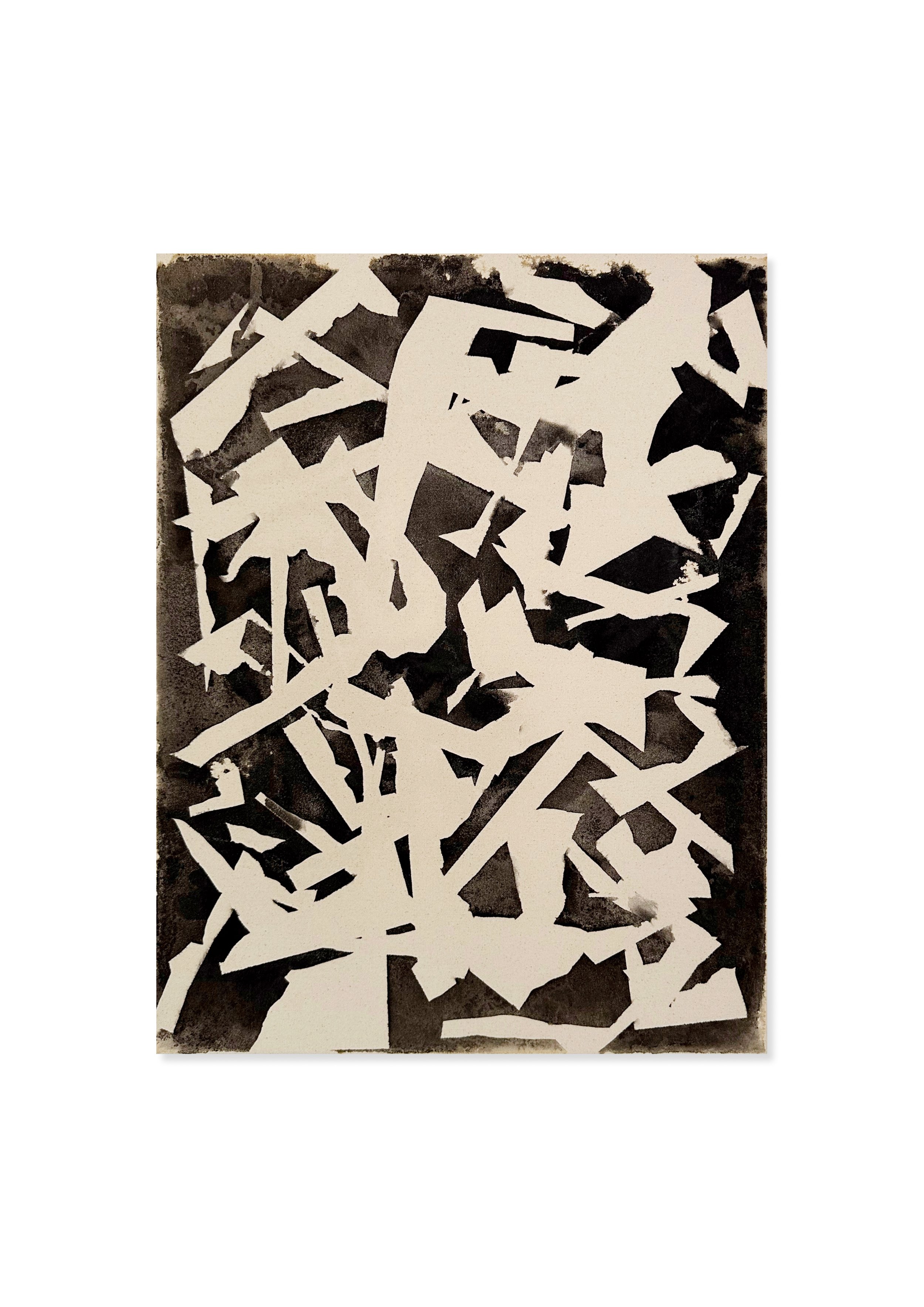Residuo, 2024, Acrylic on canvas, 26 x 20".