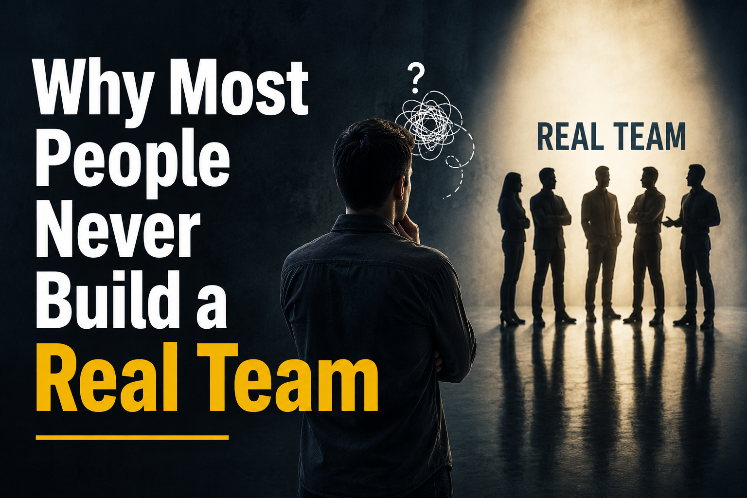 Why Most People Never Build a Real Team