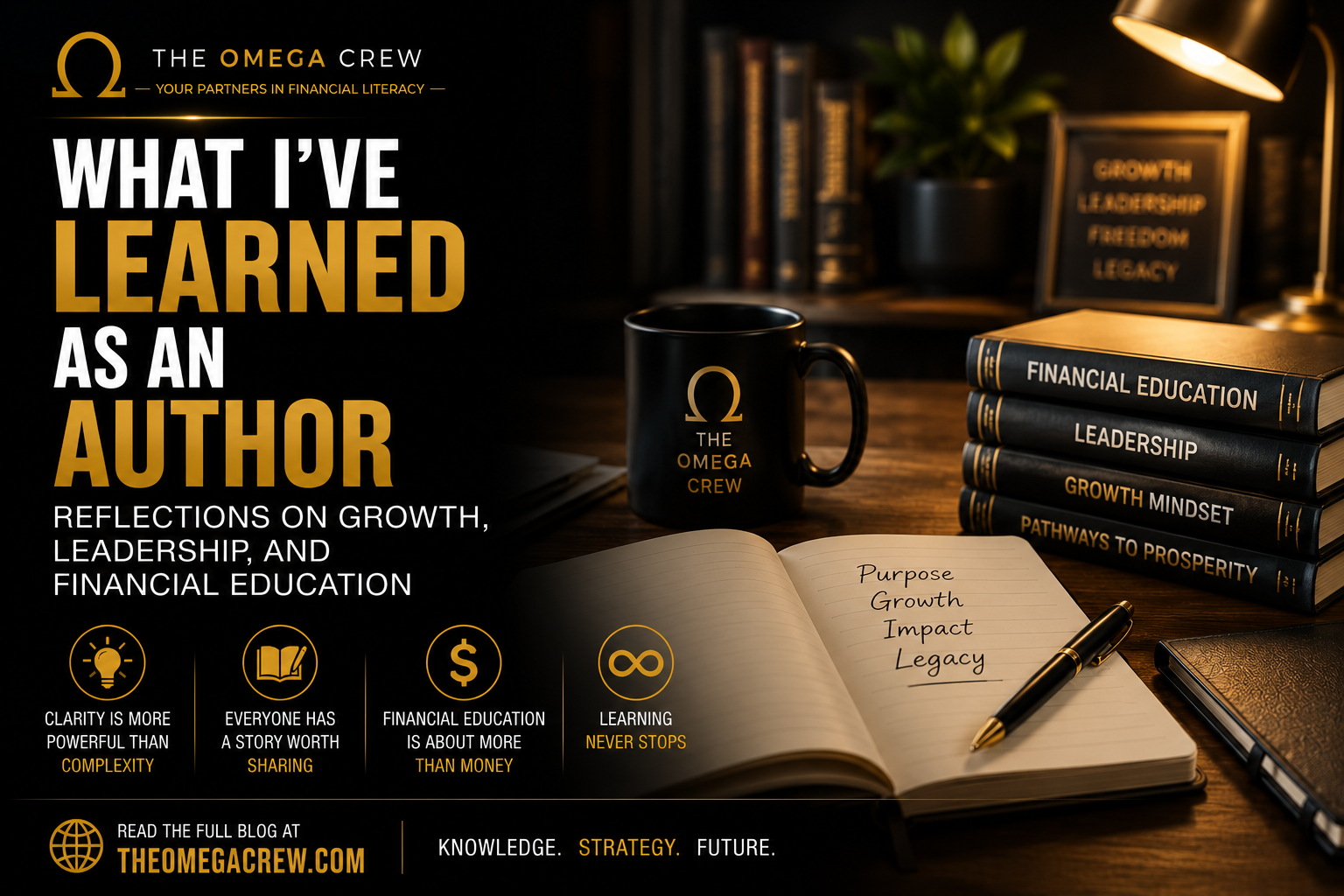 What I've Learned as an Author | Reflections on Growth, Leadership, and Financial Education