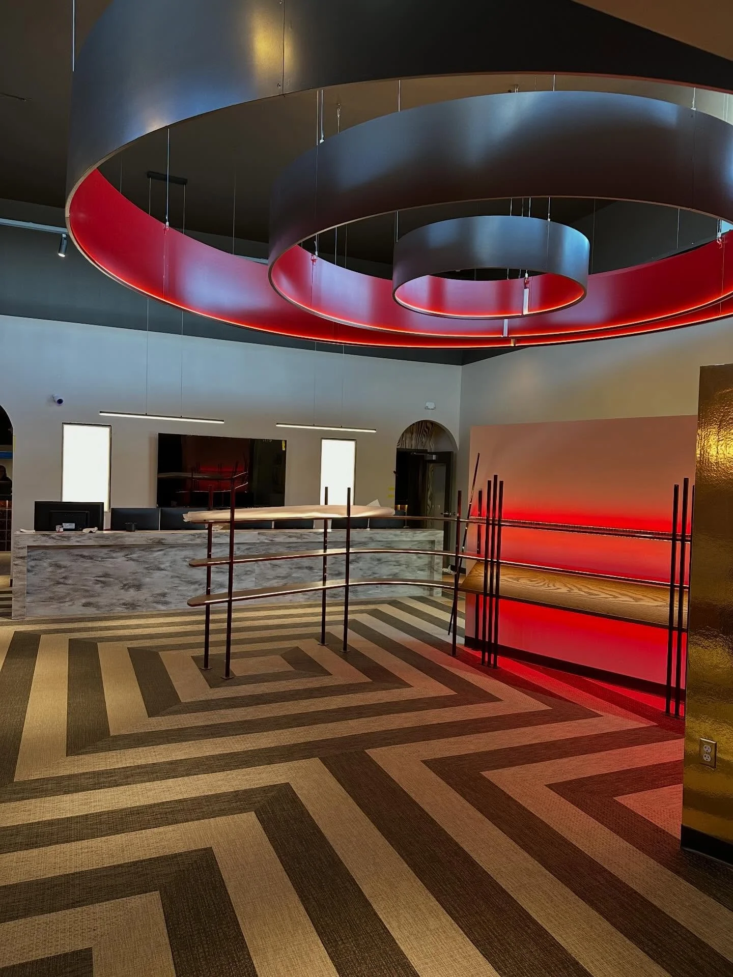 ✖️ our 3rd install this month 😴 and it&rsquo;s a crazy one. Final punch complete this morning at @getwoodward . 2 years in the making, with some of the most in-depth design conversations we&rsquo;ve had on a project. A client partnership that pushed