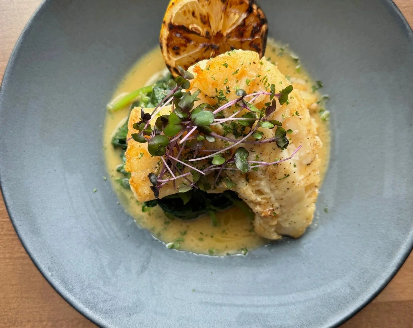 Simple ingredients. Thoughtful execution.

Meet our pan-seared cod loin - January's entr&eacute;e of the month!