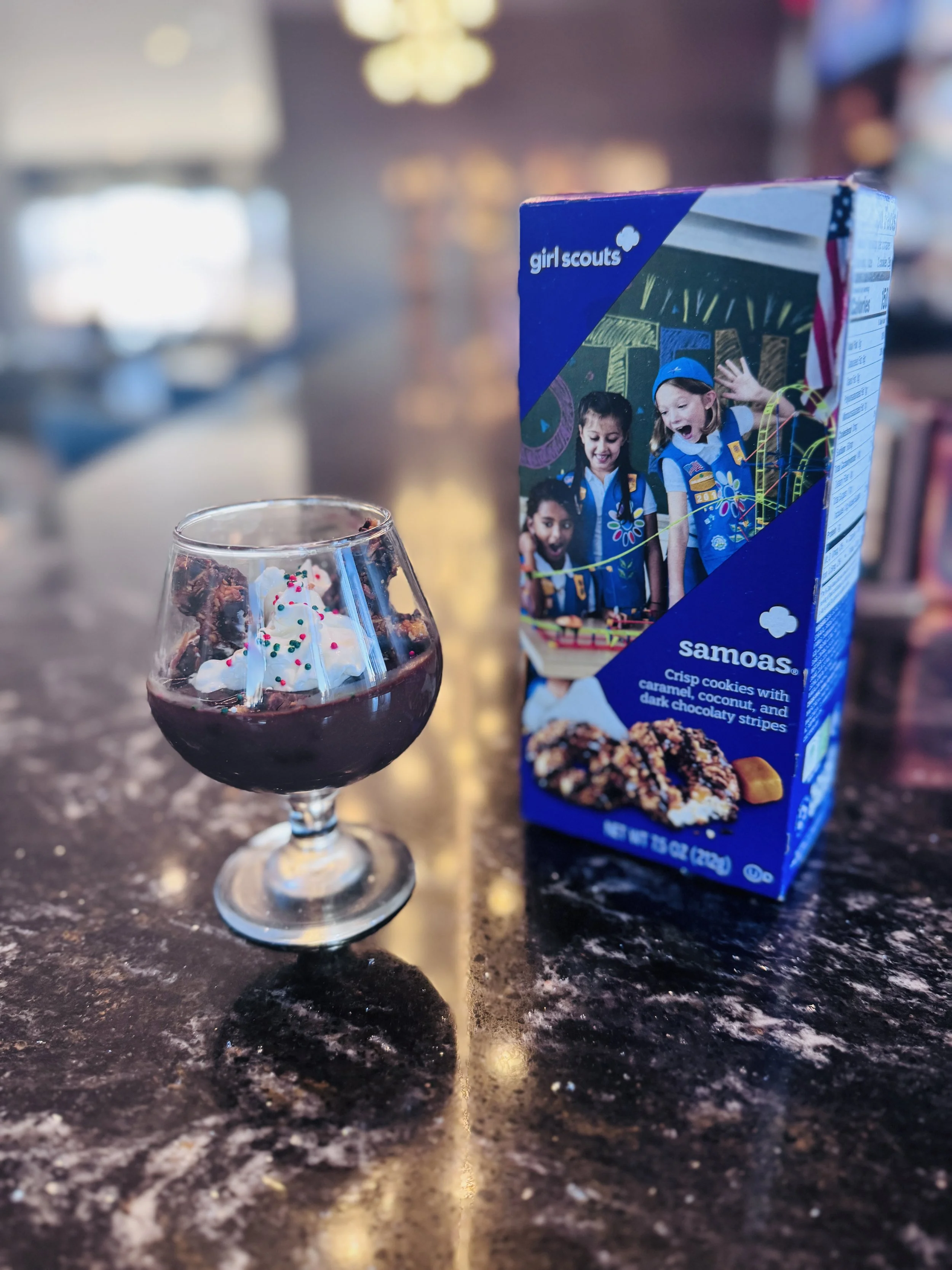 Something Sweet: Samoas Chocolate Budino