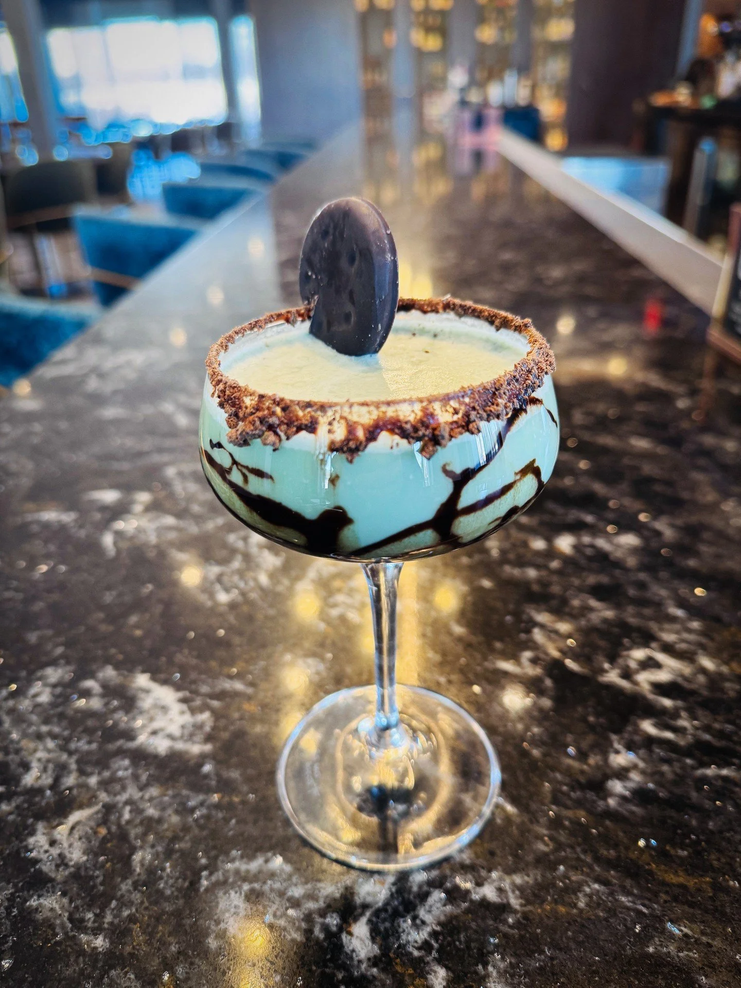 Support your local Girl Scouts - one sip at a time. 🍃🍪

The Thin Mint Cocktail blends rich chocolate and cool mint flavors for the ultimate dessert drink