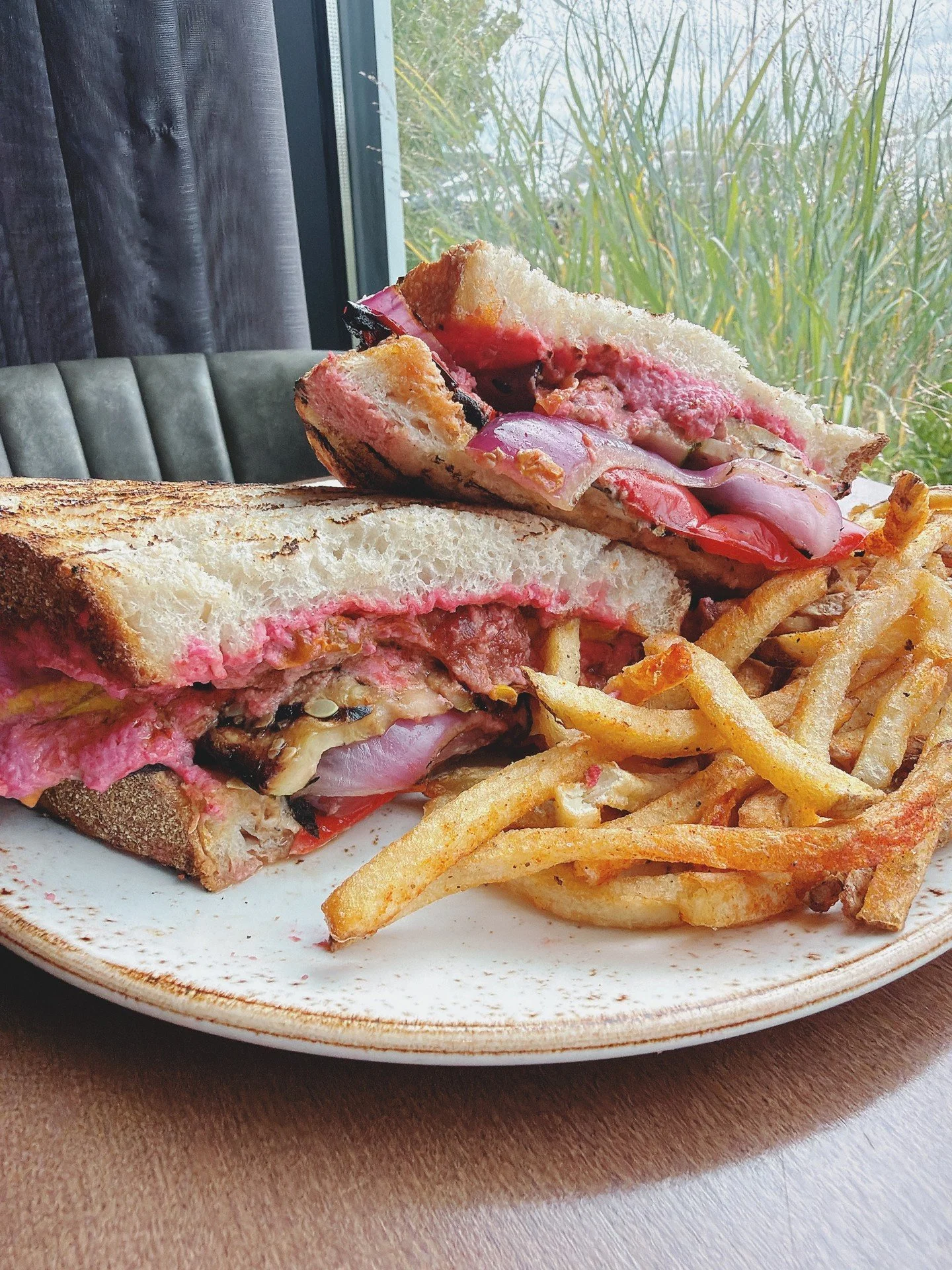 The mid-week cure: stacked, grilled, and served with a side of golden perfection. 🍟