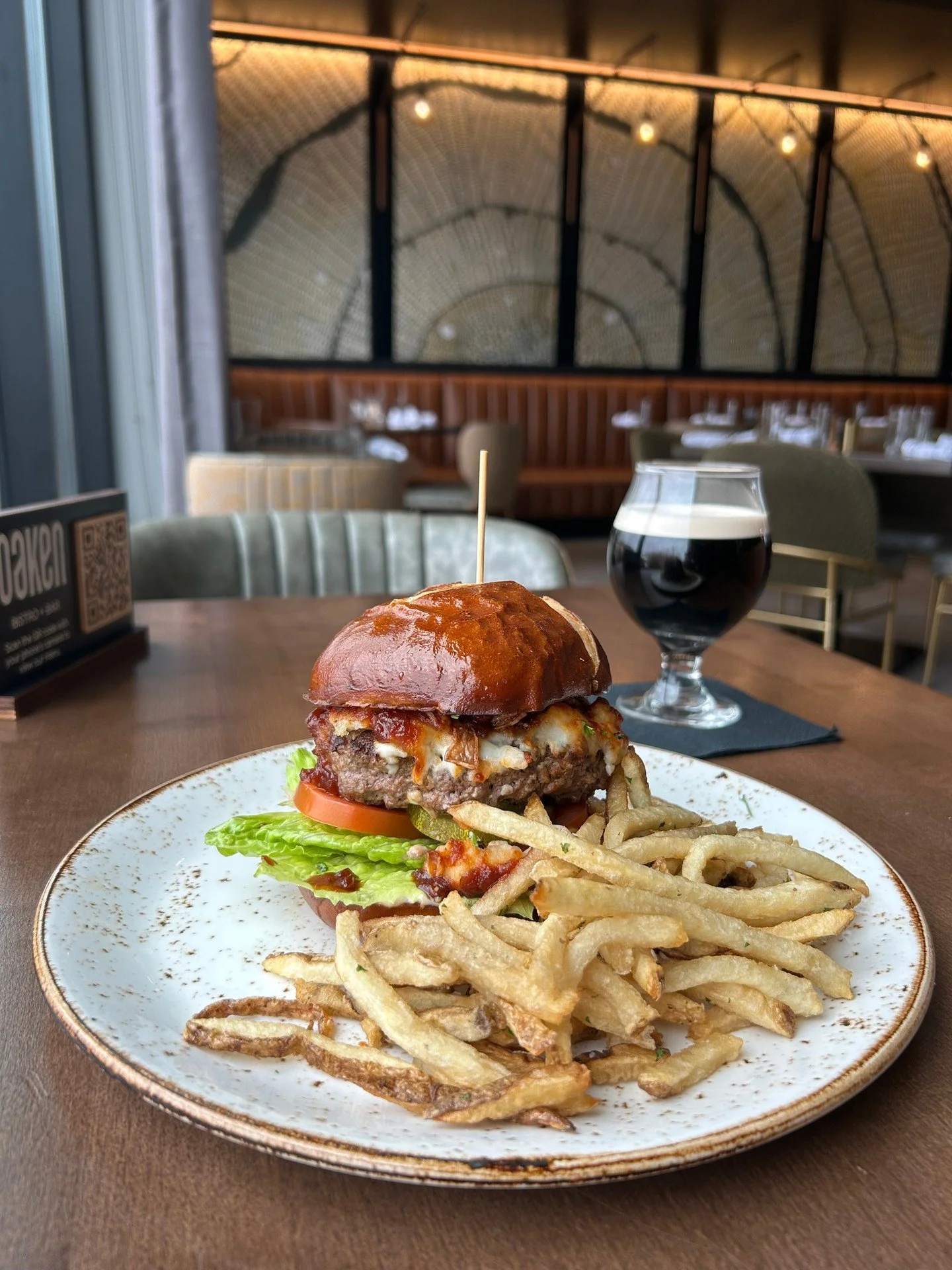 Blue cheese 🤝 Guinness

Meet March&rsquo;s Burger of the Month.