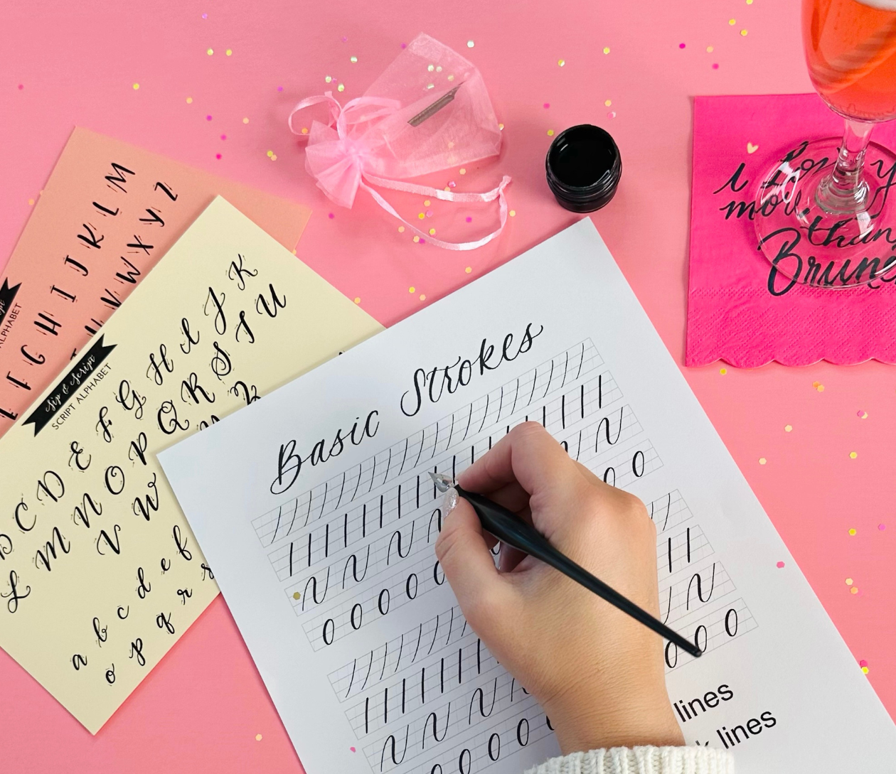 Modern Calligraphy for Beginners at Oaken Bistro + Bar 