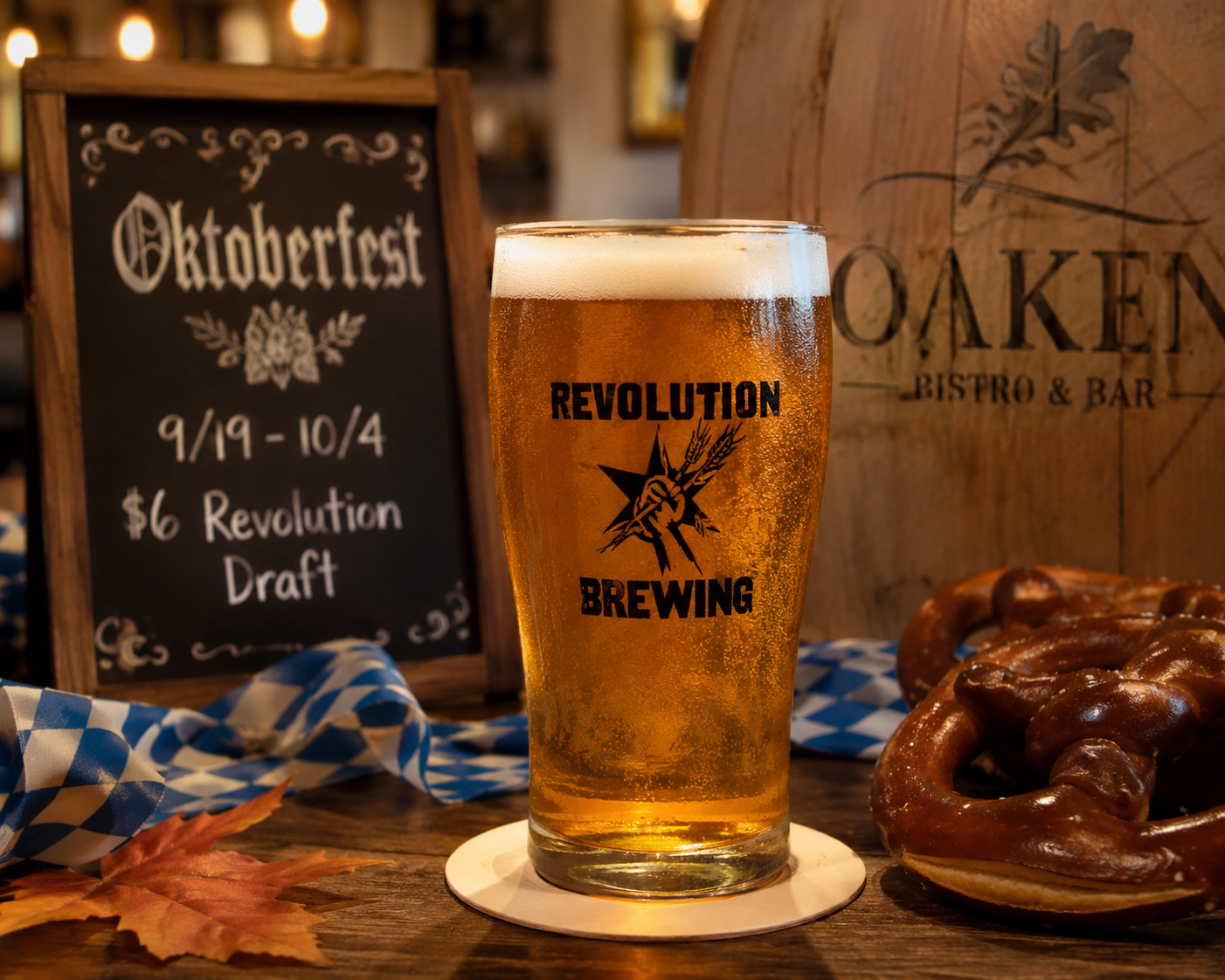Oktoberfest $6 Revolution Drafts
