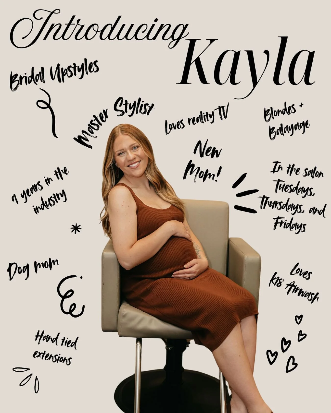 What an exciting time to introduce our next stylist, Kayla! 

Kayla will be back to Luxe in March, but for now she&rsquo;s soaking up the time with her sweet babygirl! 🤍 

#luxe #luxehairwinona #winona #mnhair #hairstylist