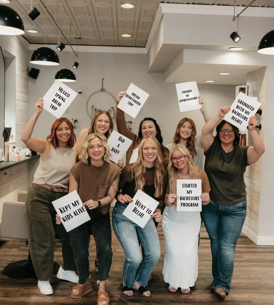 One last look back at 2025! We asked the team what they were most proud of themselves for this past year. From dream vacations, raising families, continuing our education, we have so much to be grateful for! 🤍

We then asked how everyone reallllly f