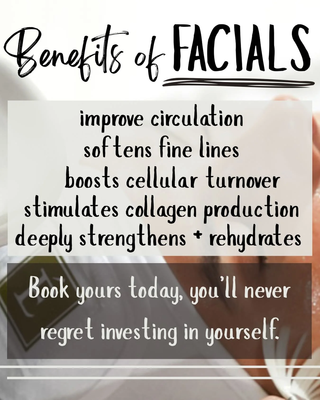 Have you ever wanted a facial but couldn&rsquo;t decide if it was really 𝒘𝒐𝒓𝒕𝒉 𝒊𝒕?! 

If your skin has been feeling dull, dry, or you want to look as young as you feel - you would LOVE the Illuminating facial! At Luxe, we combine relaxation wi