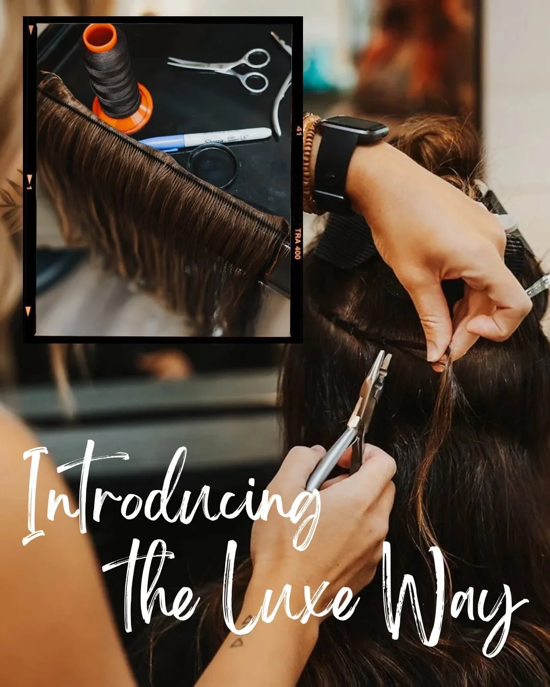 Introducing the Luxe Way Extension Method!🤍

After extensive research, training, and practice - all 8 of our amazing stylists are certified in our NEW Luxe - exclusive extension weft method! 

We care about the integrity of your hair, and want you t