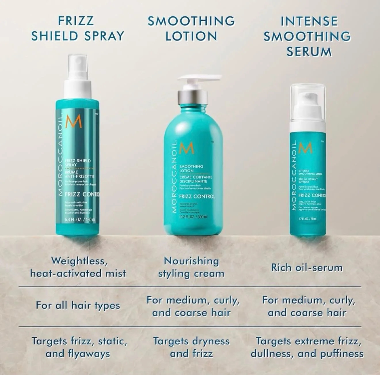 Ready to tame the frizz? 
We&rsquo;ve got you! All available at Luxe! 
#luxehairwinona #winonamn #winonamnhair