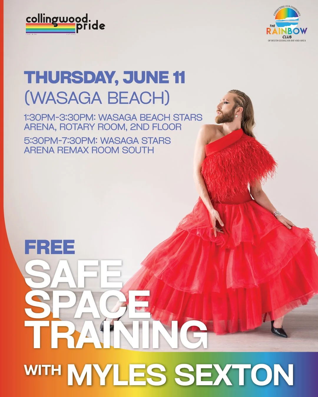 Safe Space Training with Myles Sexton, Wasaga Beach, June 11