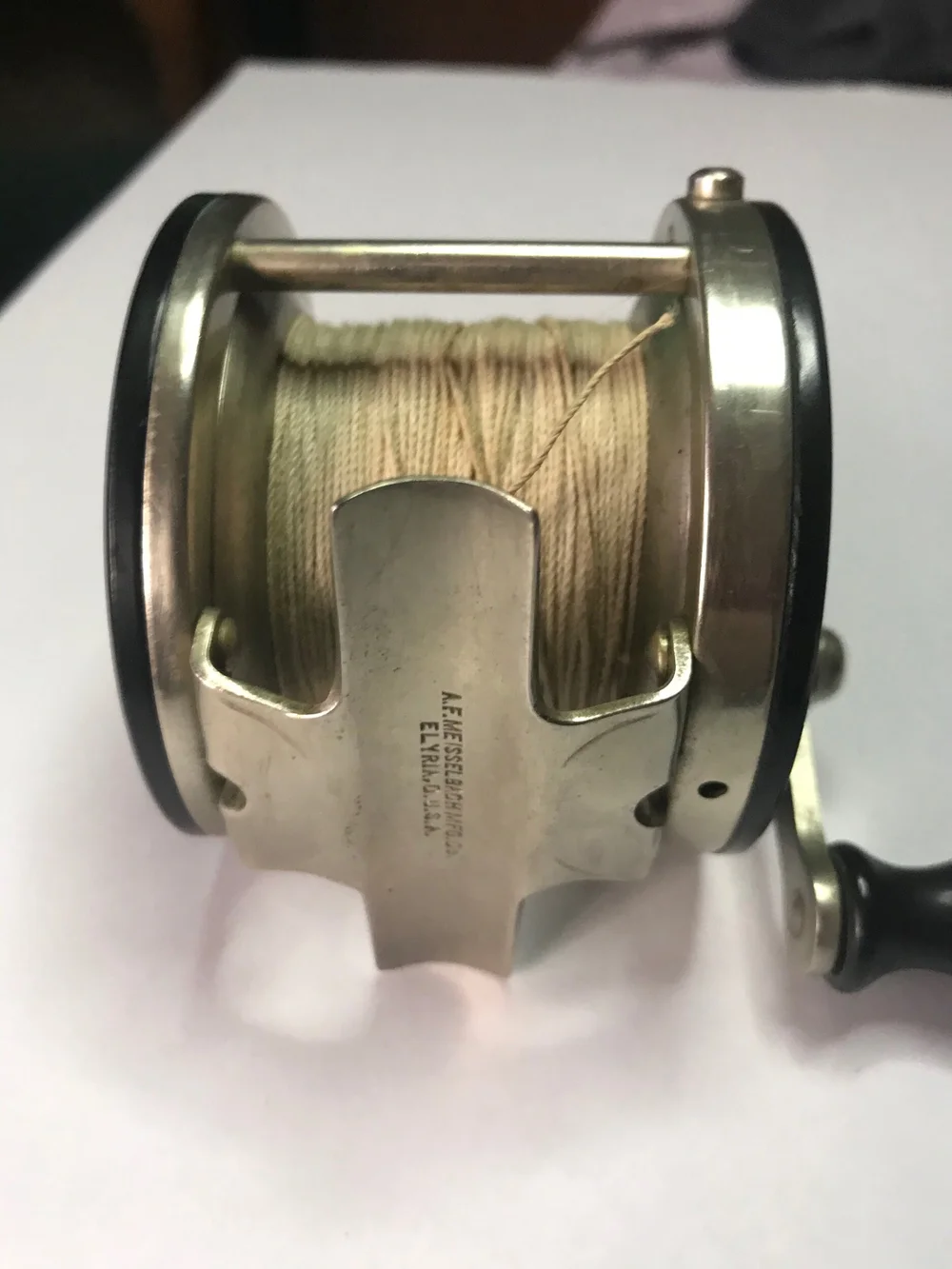 A.F. Meisselbach & Sons Neptune Free Spool 200 yards Circa