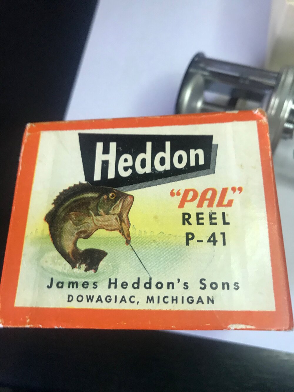 Heddon PAL P-41 Quick Apart with Original box Jeweled Circa-1946 — VINTAGE  FISHING REELS