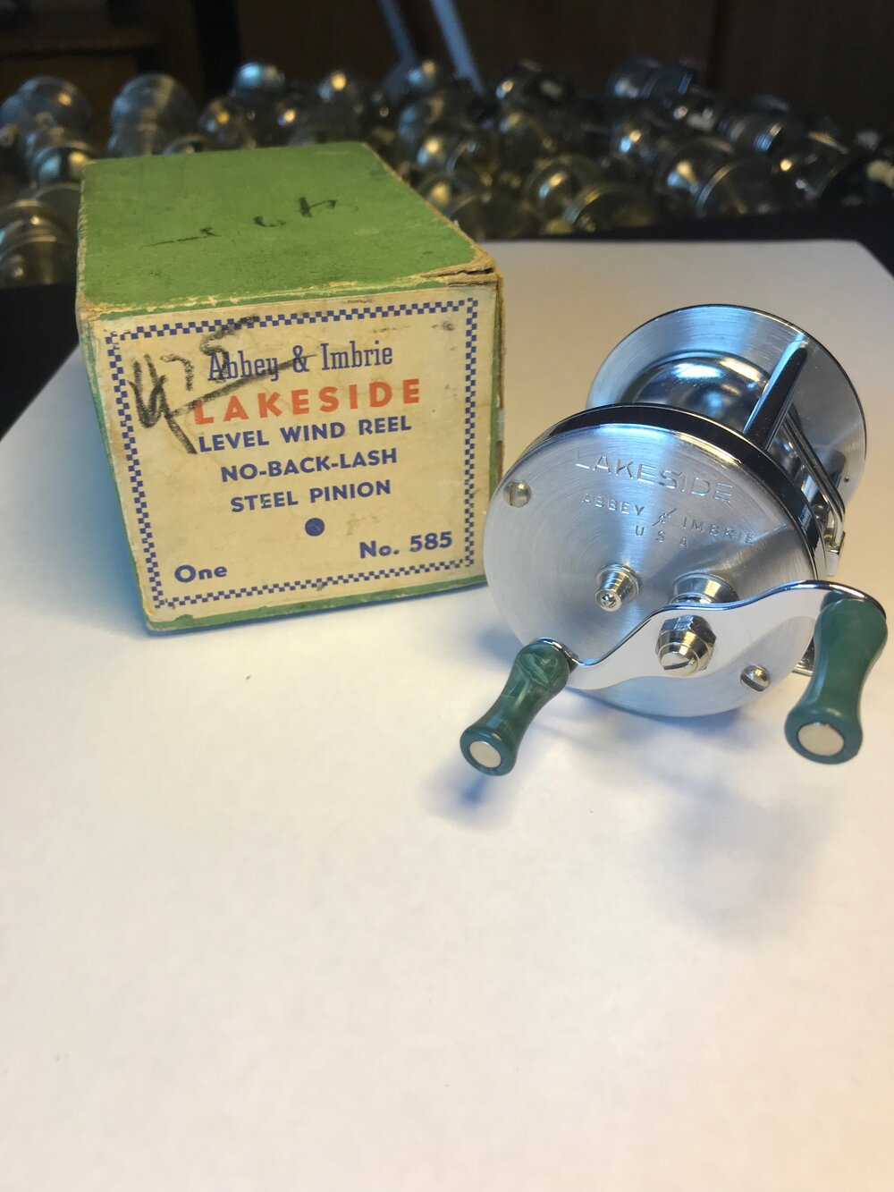 Bronson ABBEY & IMBRIE LAKESIDE No. 585 Trade Reel <br/>Level