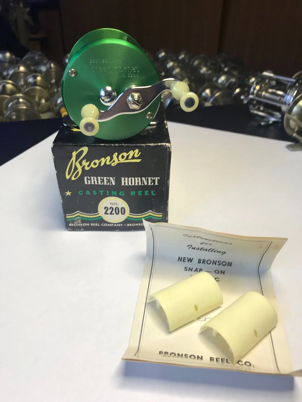 Bronson Green Hornet No.2200 ダイレクトドライブ！ Bronson Green Hornet Casting Reel No. # 2200 with Original