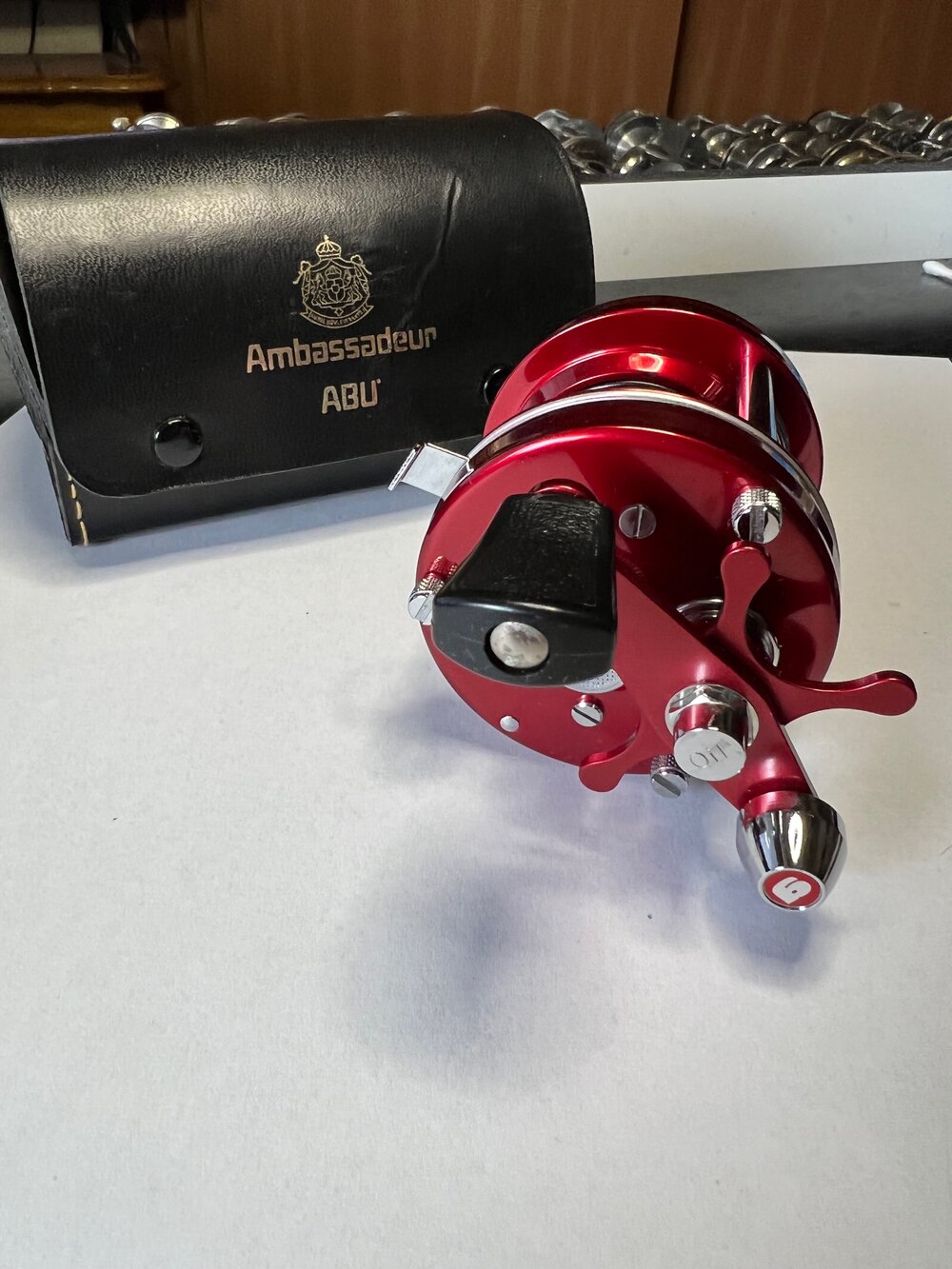 ABU AMBASSADEUR 5000 MINT with Case, accessories, & Manuals — VINTAGE  FISHING REELS