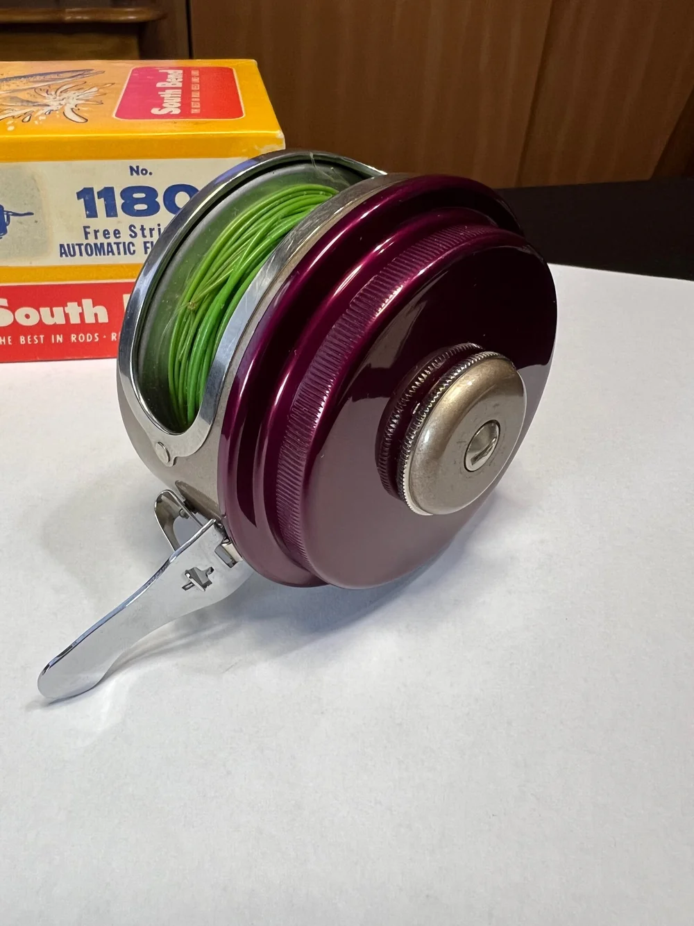 Bobine De Pêche à La Mouche Vintage South Bend No. 1110 Oreno-Lite - Fabriquée Aux USA