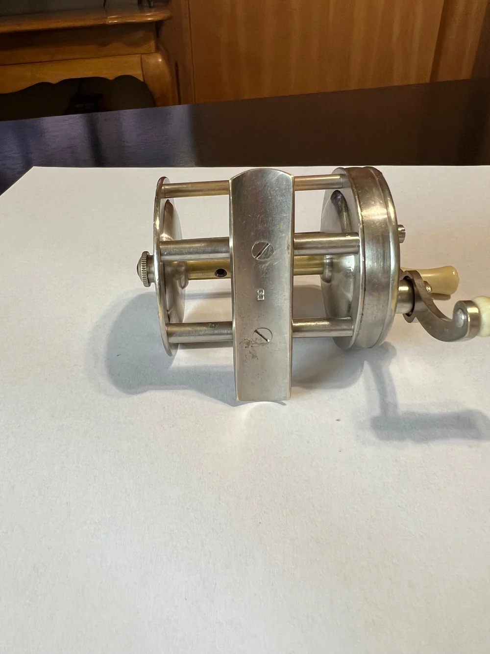 Rare Vintage Pflueger Buckeye 60 Yard Reel, Works Great