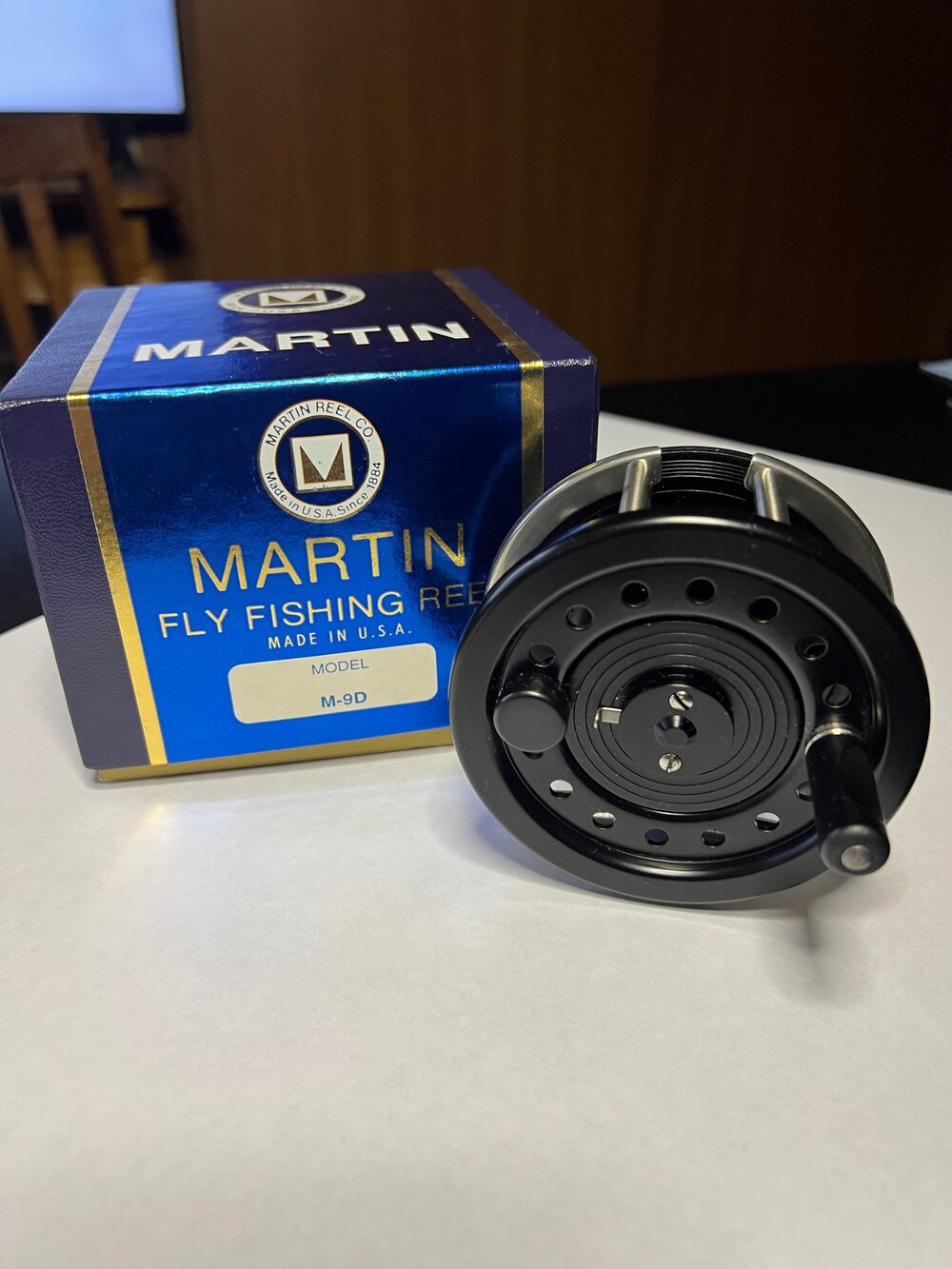 Martin Model M-9D MINT Fly Fishing Reel with Original Box & Manual Mohawk  New York — VINTAGE FISHING REELS
