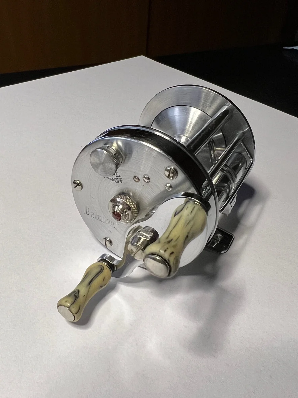 Bronson BELMONT No. 4176 ABL Trade Reel Level Wind Jeweled