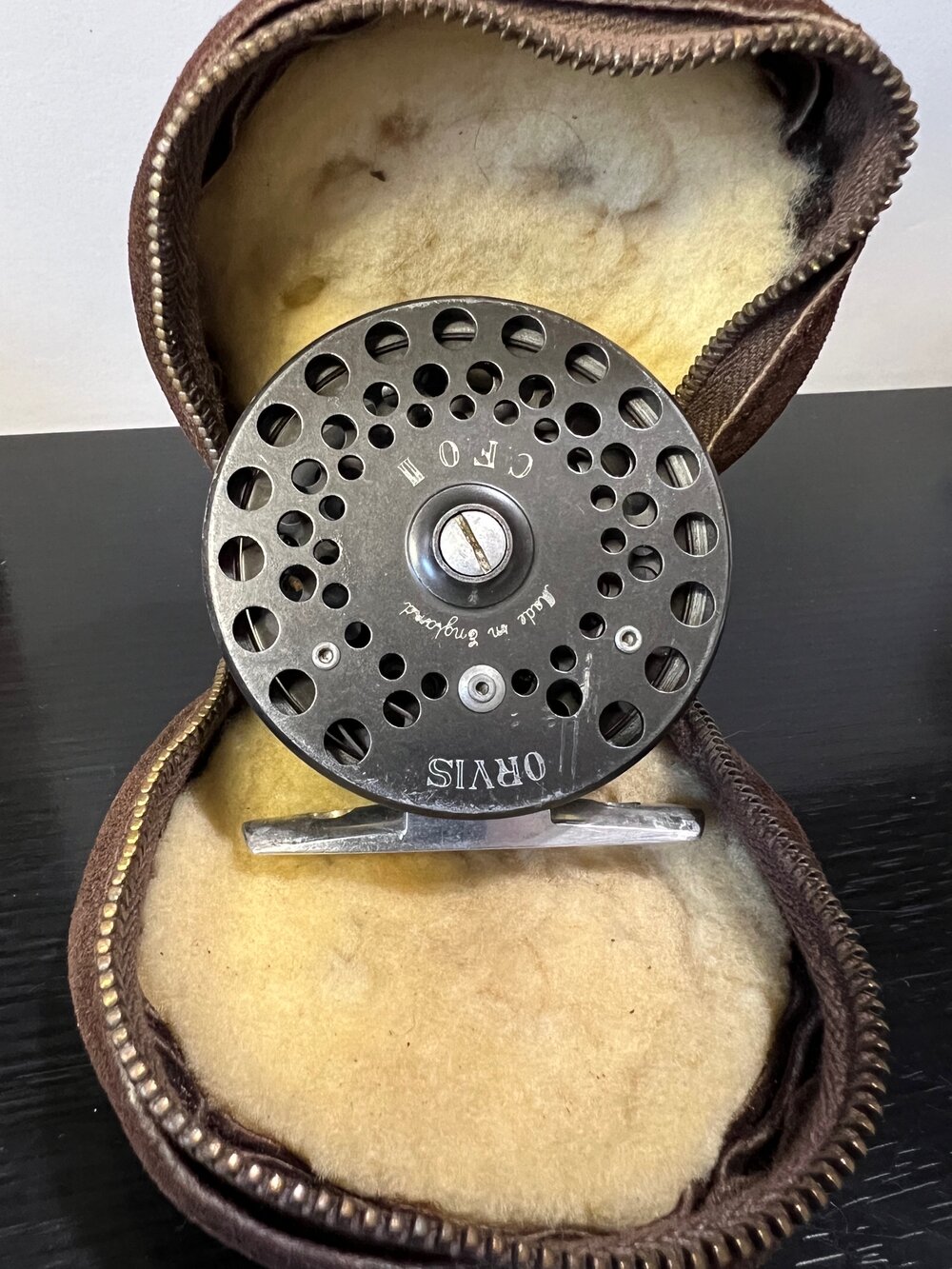 Orvis CFO II Fly Reel with Case Made In England by Hardy — VINTAGE
