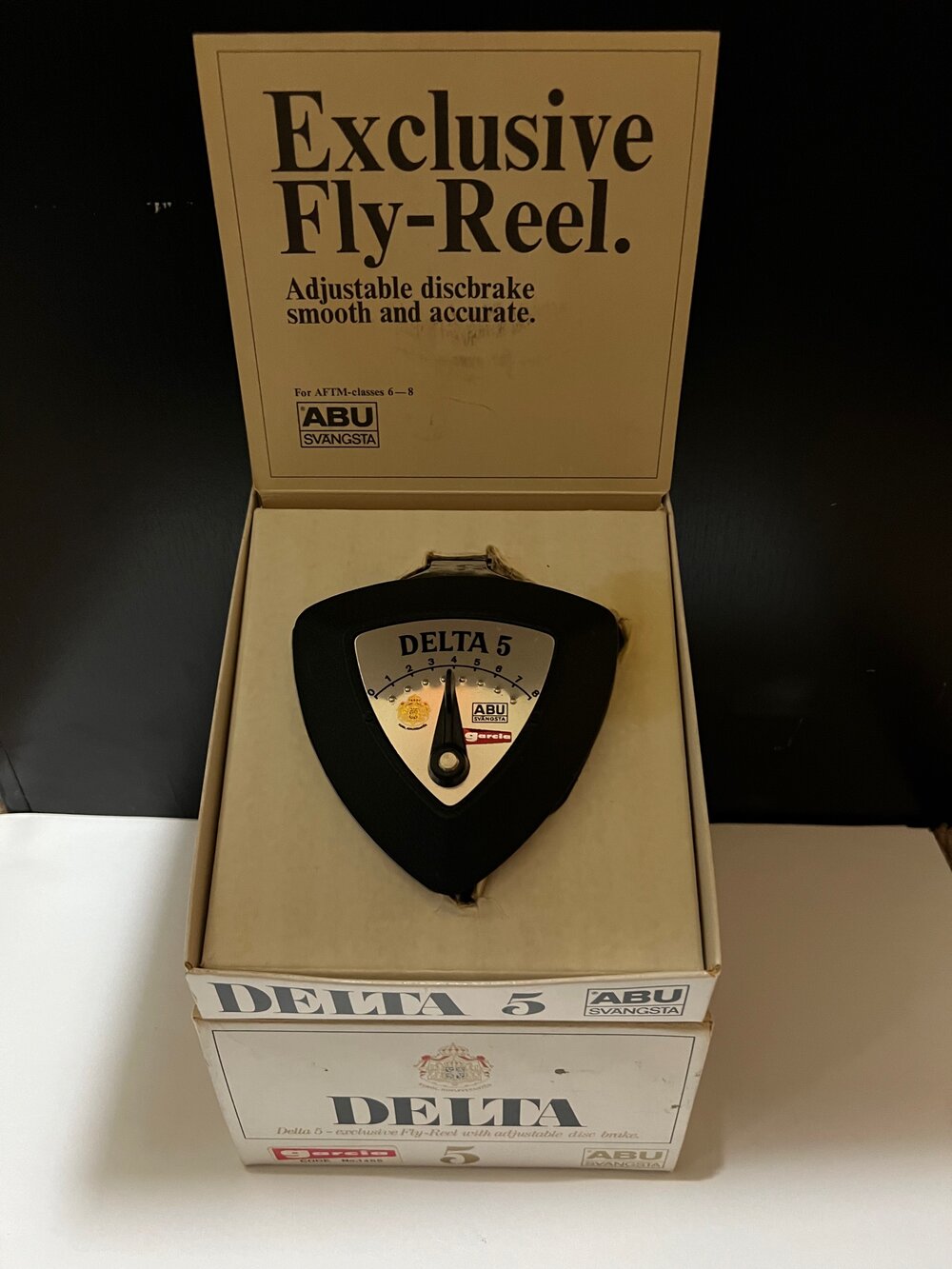 ABU GARCIA Delta 5 Fly Reel Sweden In Original Dealer Display Box